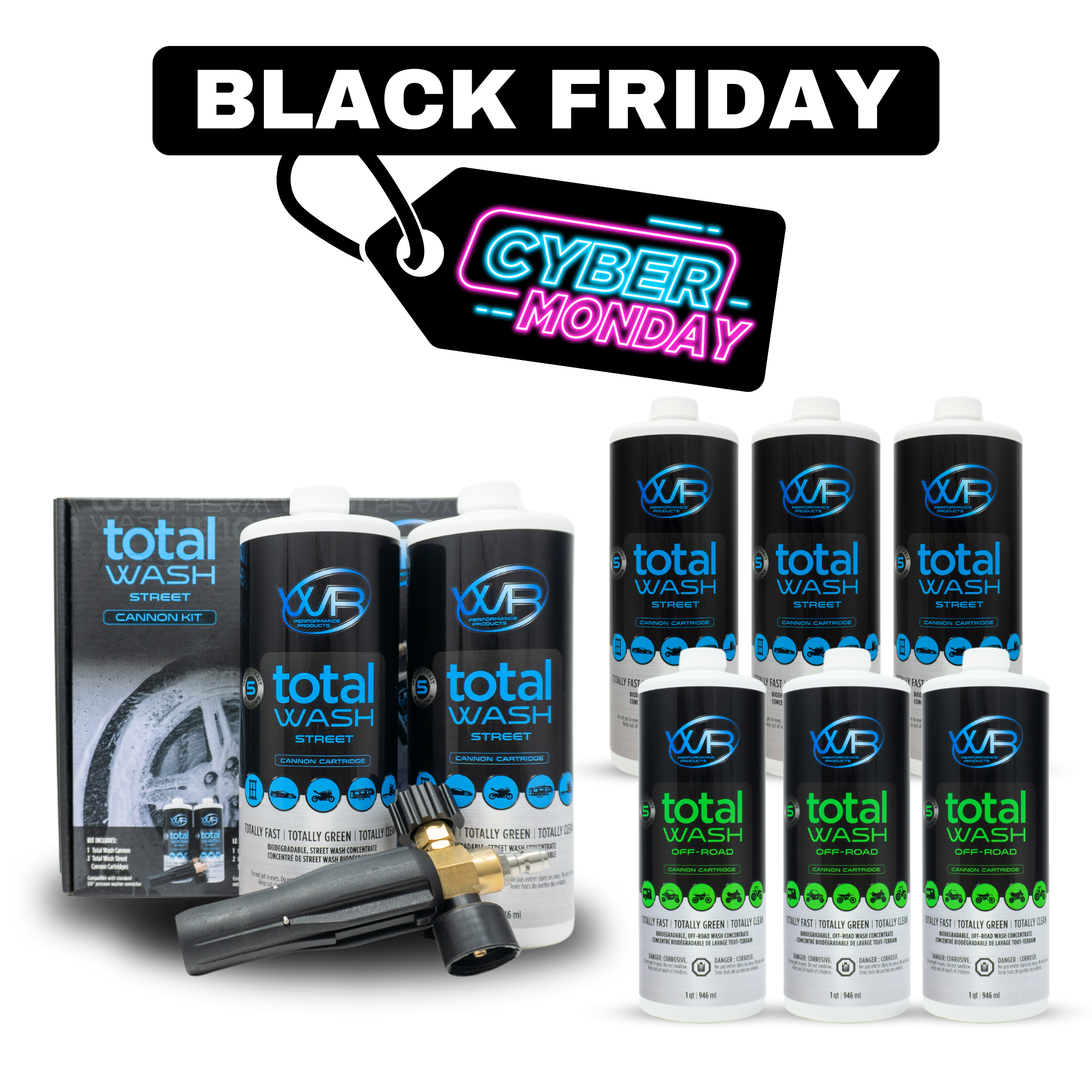 Total Wash Street Cannon Variety Bundle