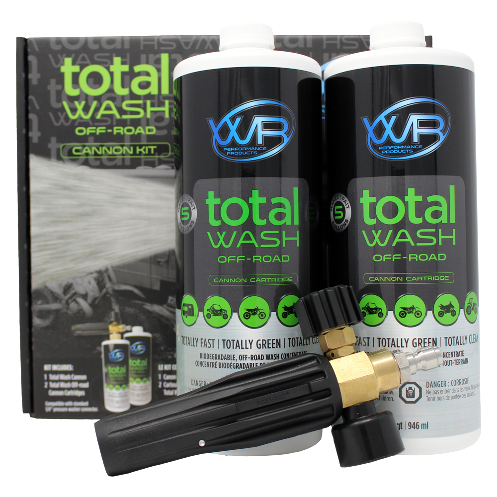 WR PERFORMANCE PRODUCTS Total Wash Off-Road Cannon Cartridge- 1QT/946ML -  TRACKSIDE POWERSPORTS