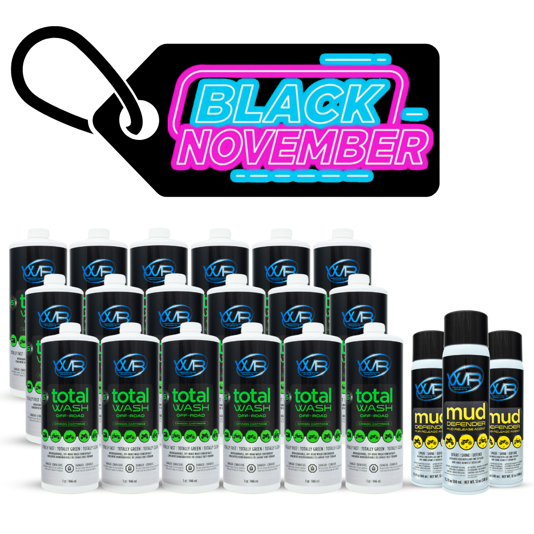 18 Pack of Total Wash Offroad Cartridges and 3 Pack of Mud Defender Bundle